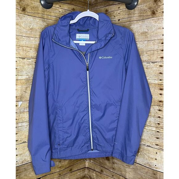 COLUMBIA WOMEN'S SMALL OMNI-SHEILD RAIN JACKET/ WINDBREAKER EVERYDAY JACKET - Picture 1 of 3